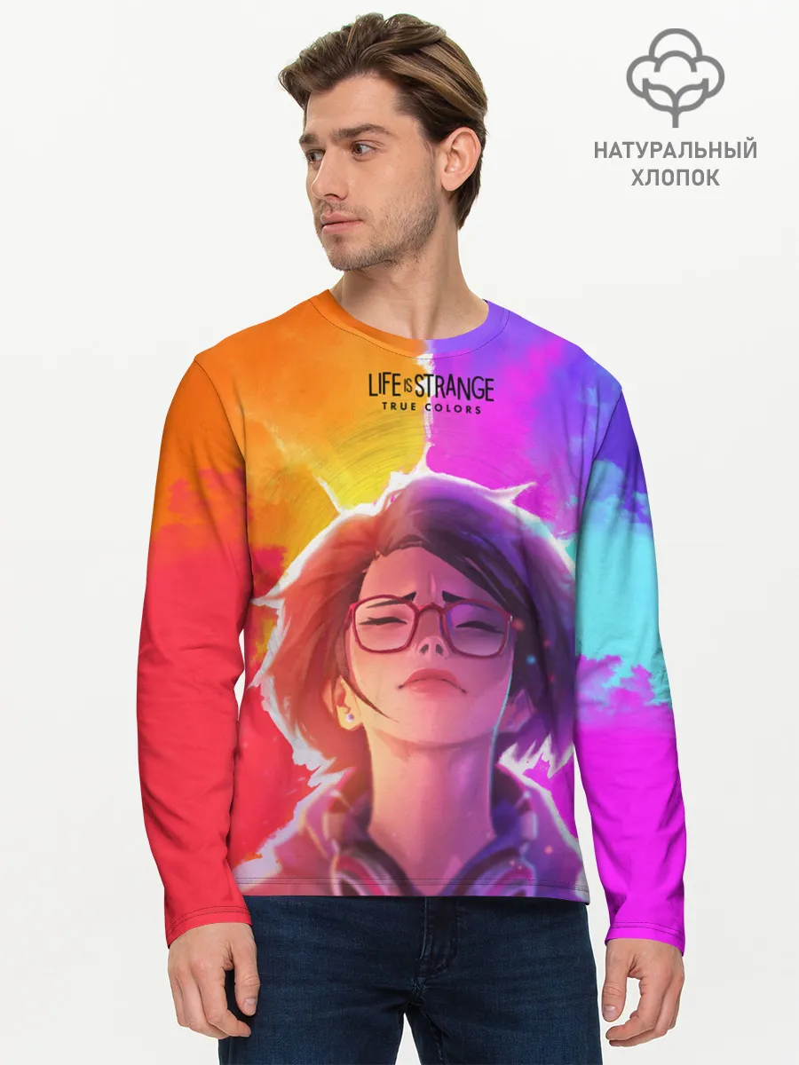 Мужской лонгслив базовый / Life Is StrangeTrue Colors