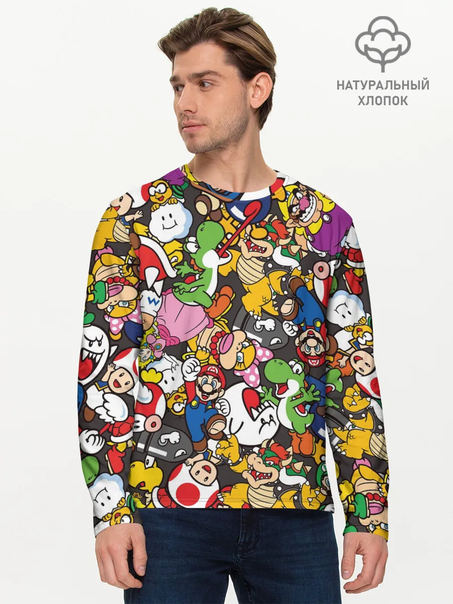 Мужской лонгслив базовый / Capcom World