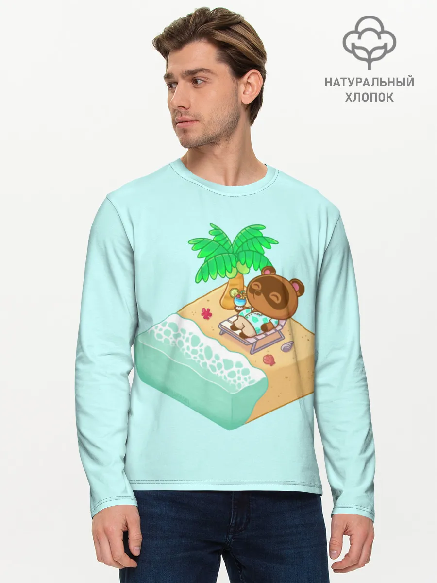 Мужской лонгслив базовый / Beach Crossing