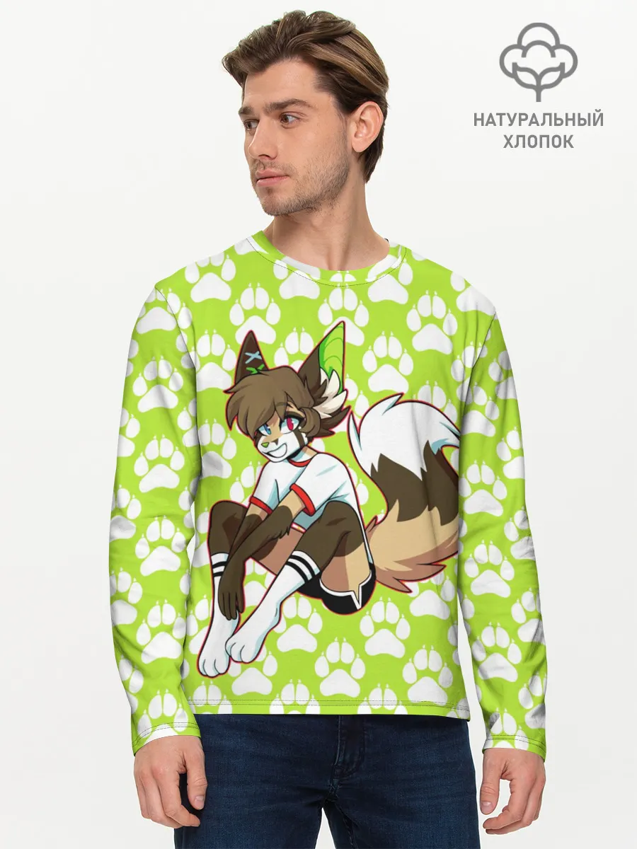 Мужской лонгслив базовый / Фурии Лис