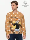 Мужской лонгслив базовый / Furry fox guy
