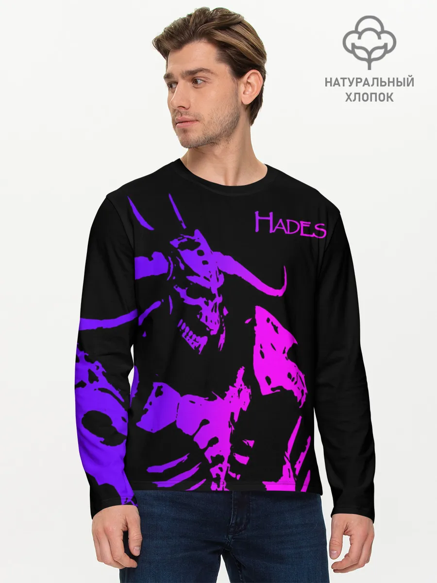 Мужской лонгслив базовый / Hades demon