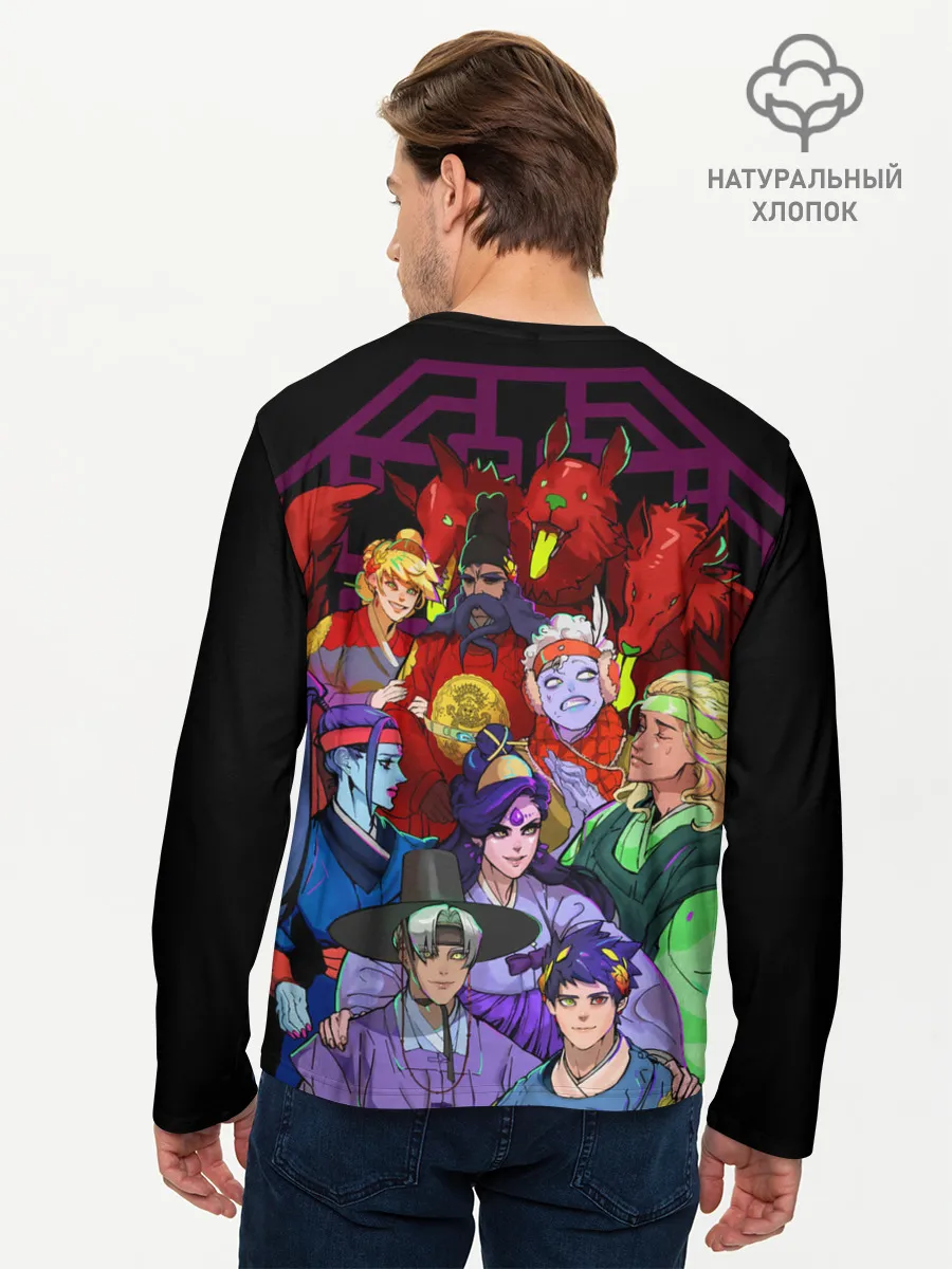 Мужской лонгслив базовый / Hades heroes
