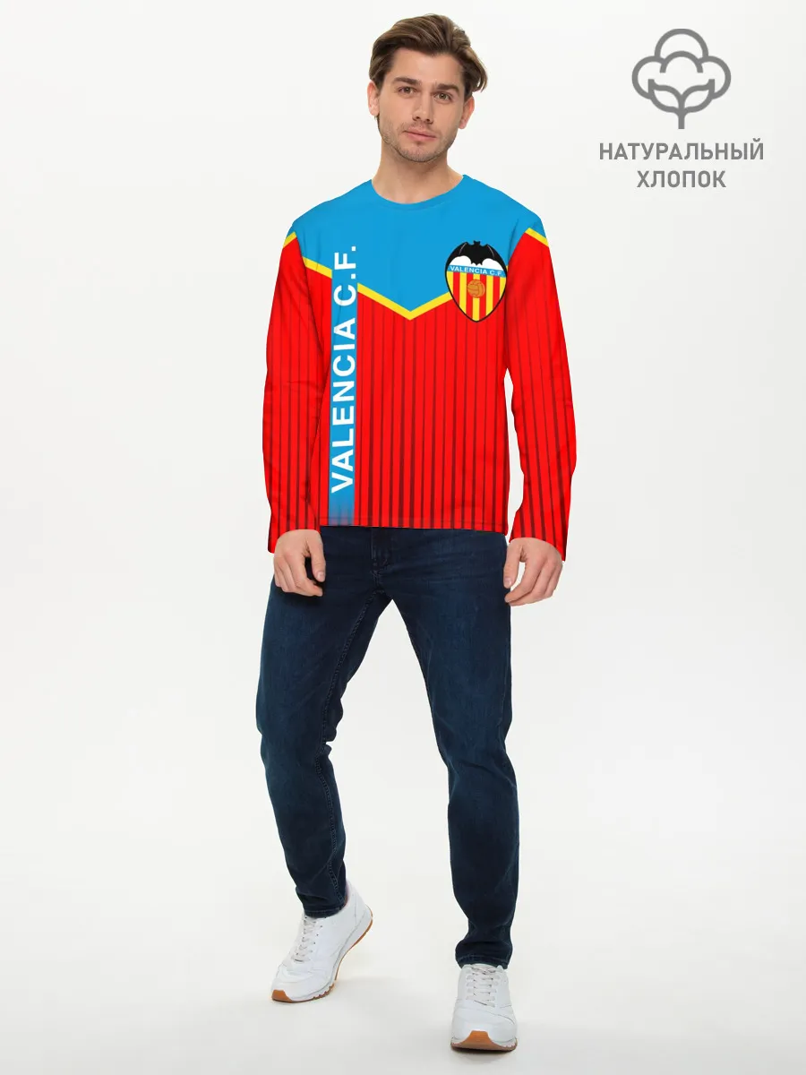 Мужской лонгслив базовый / FC VALENCIA / ФК ВАЛЕНСИЯ