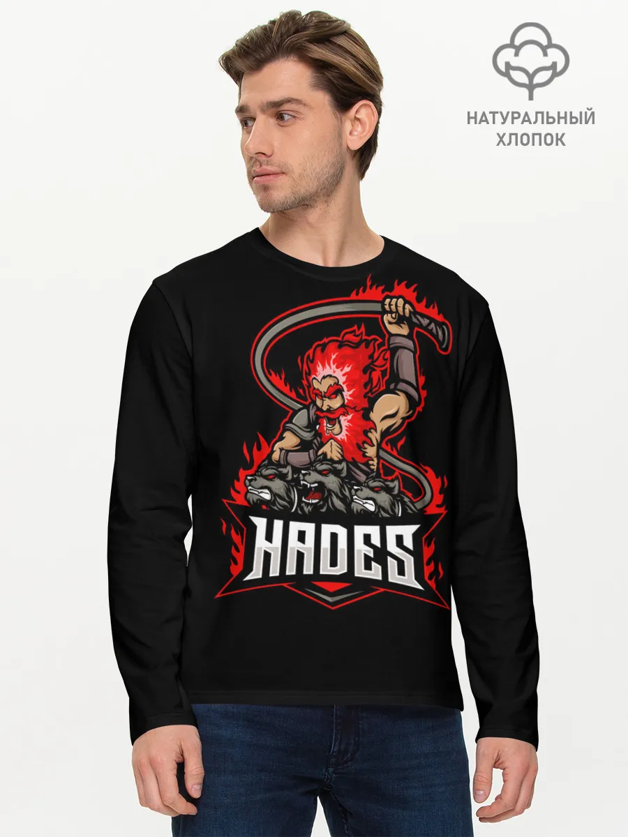 Мужской лонгслив базовый / Hades
