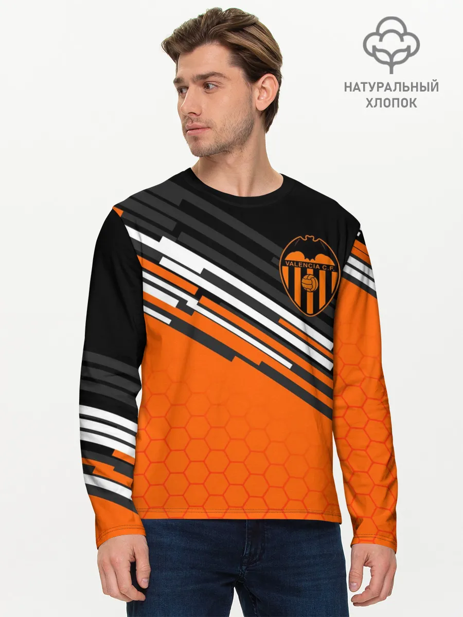 Мужской лонгслив базовый / ФК ВАЛЕНСИЯ / SPORT / СПОРТ