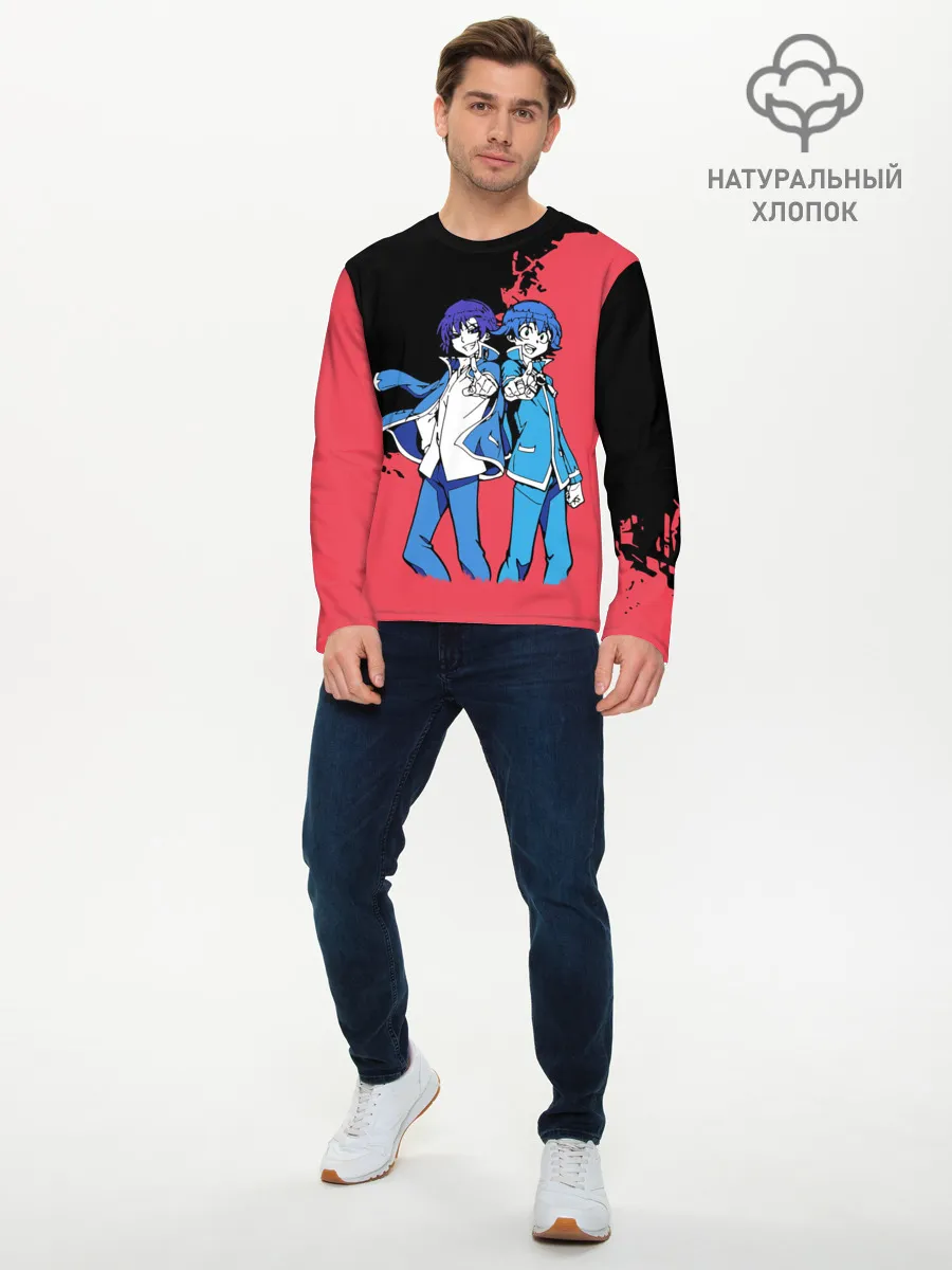 Мужской лонгслив базовый / Добро пожаловать в ад, Ирума