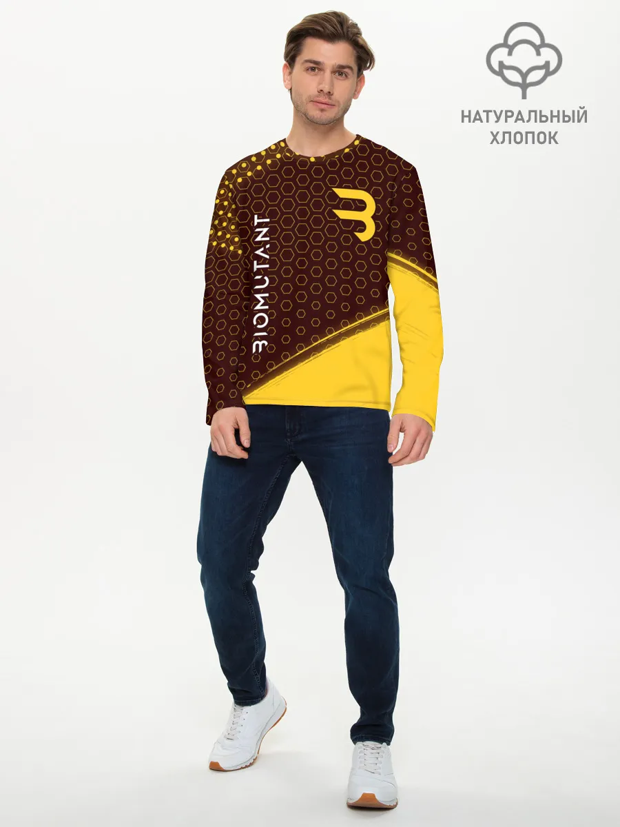 Мужской лонгслив базовый / Биомутант - Краска