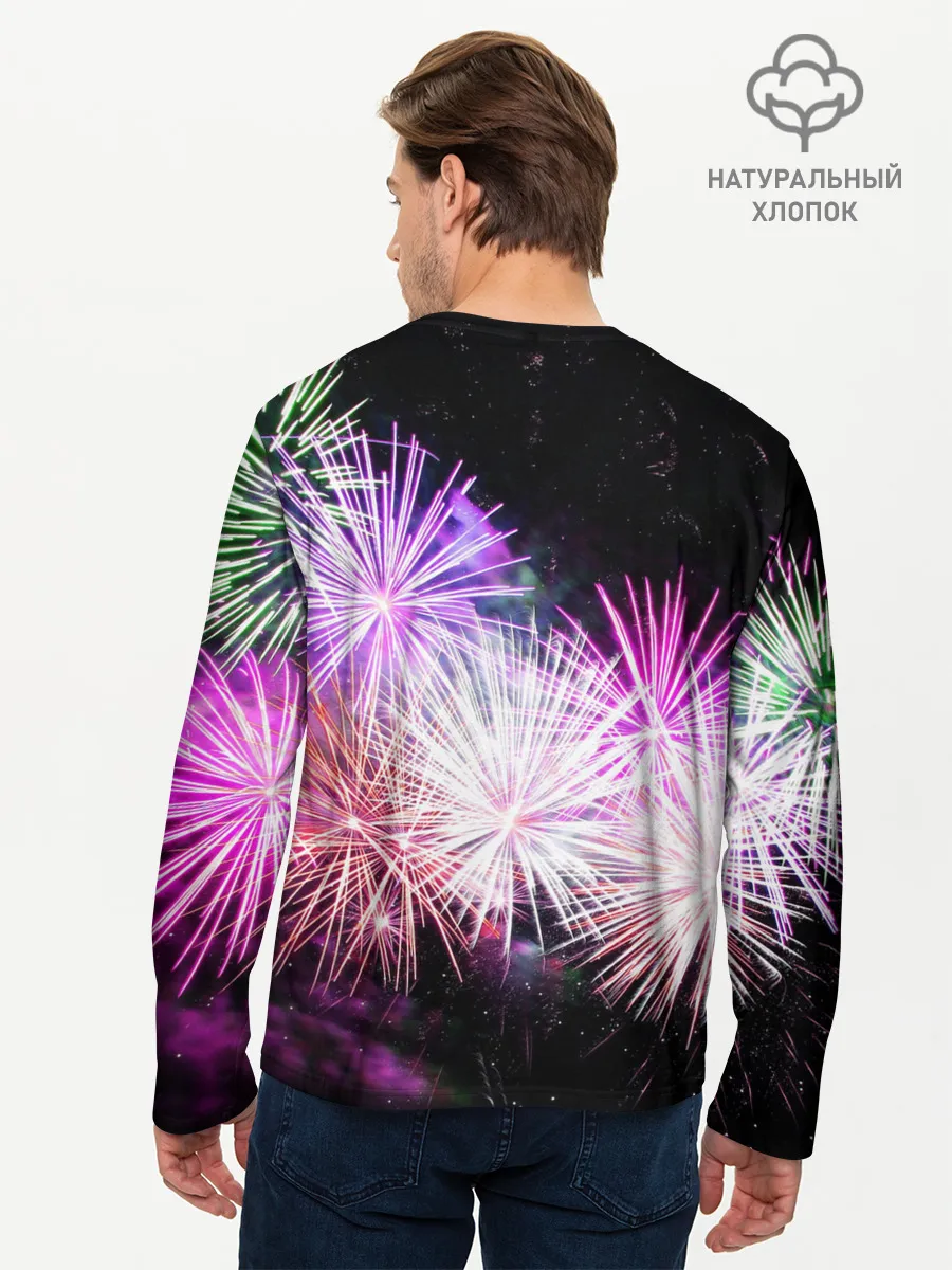 Мужской лонгслив базовый / Салют