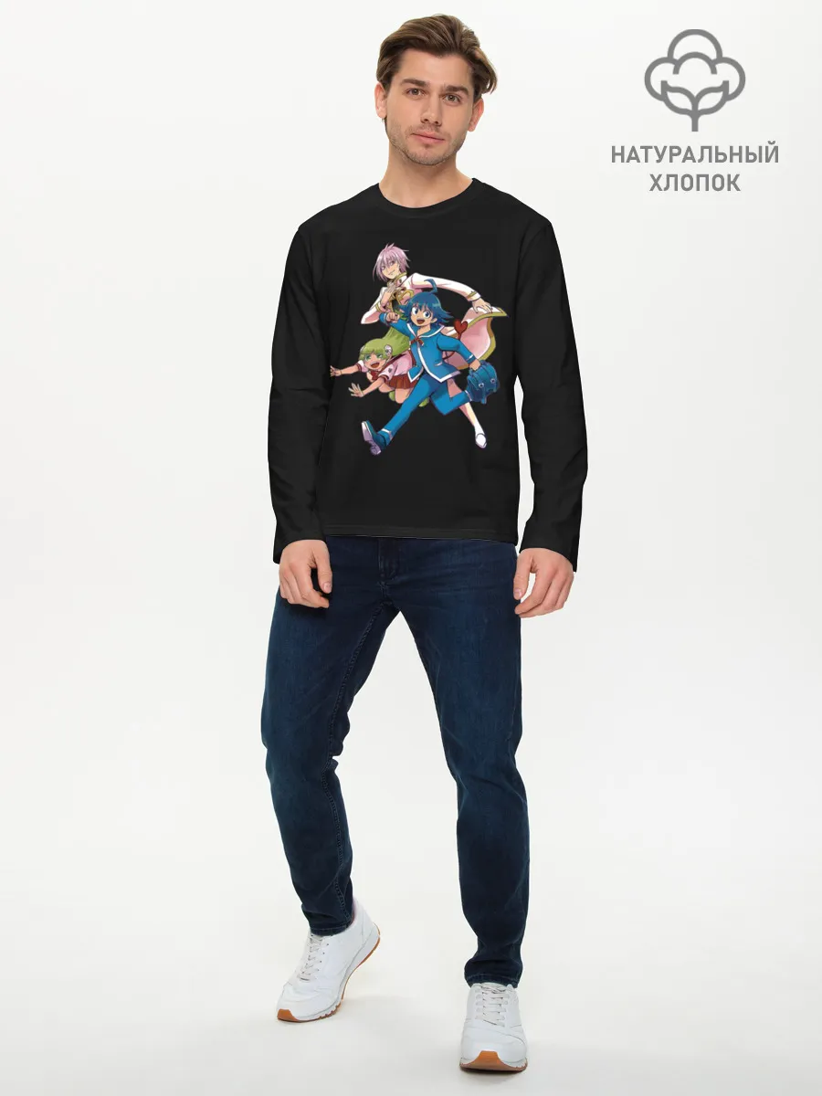 Мужской лонгслив базовый / Добро пожаловать в ад, Ирума!