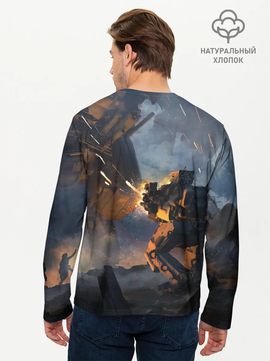 Мужской лонгслив базовый / Battletech warrior