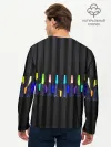 Мужской лонгслив базовый / Цветные Карандаши