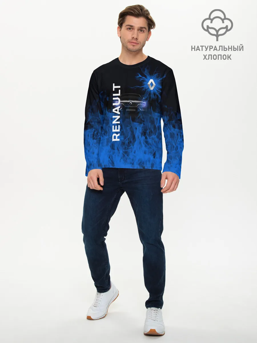 Мужской лонгслив базовый / RENAULT