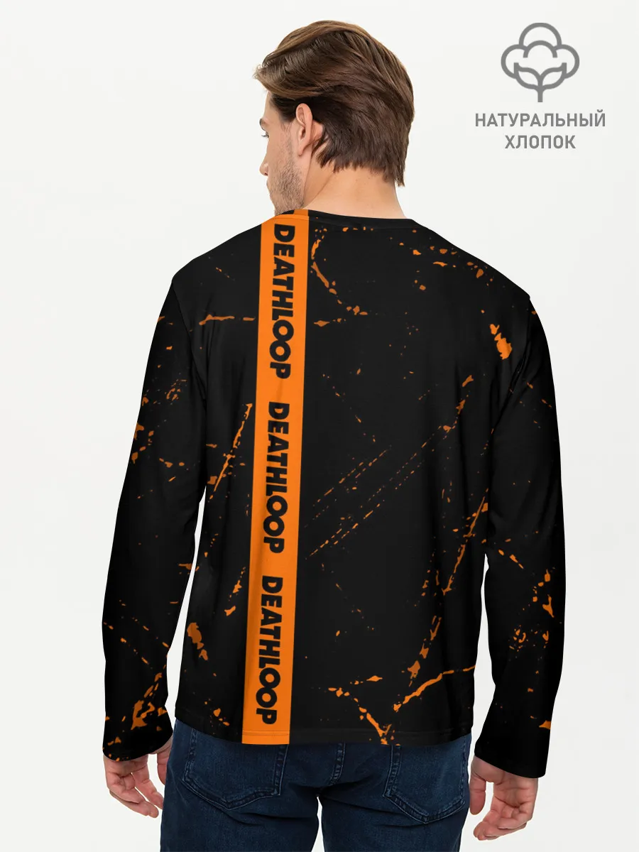 Мужской лонгслив базовый / Deathloop - Grunge