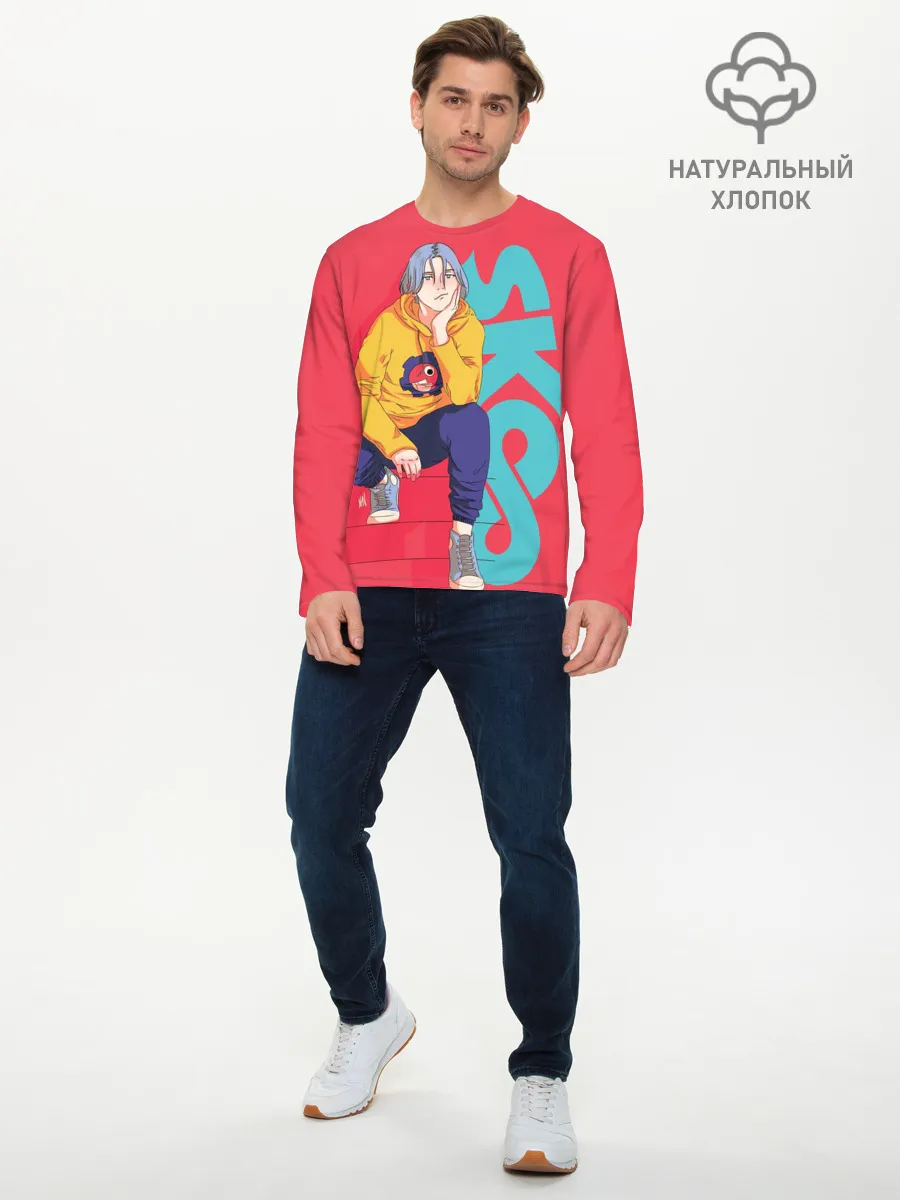 Мужской лонгслив базовый / SK8 the Infinity Langa