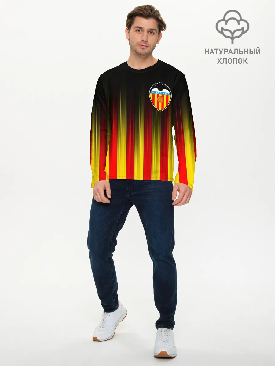 Мужской лонгслив базовый / FC VALENCIA / ФК ВАЛЕНСИЯ