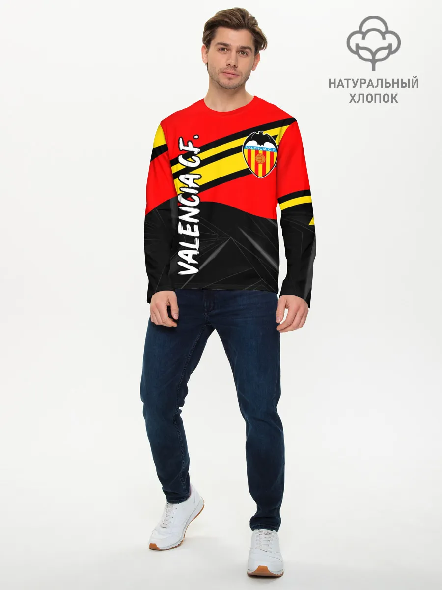 Мужской лонгслив базовый / FC VALENCIA / ФК ВАЛЕНСИЯ