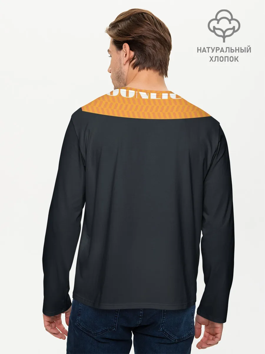 Мужской лонгслив базовый / MOONLIGHT. СВЕТИ КАК ЛУНА