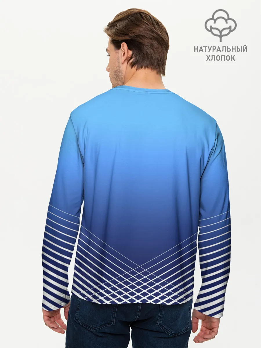 Мужской лонгслив базовый / МАНЧЕСТЕР СИТИ / МАНЧЕСТЕР