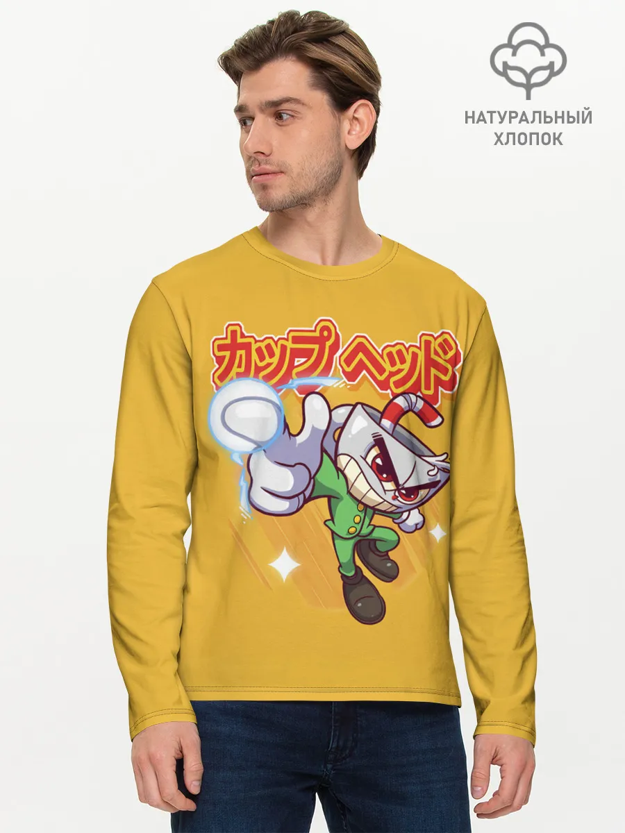 Мужской лонгслив базовый / Anime Cup