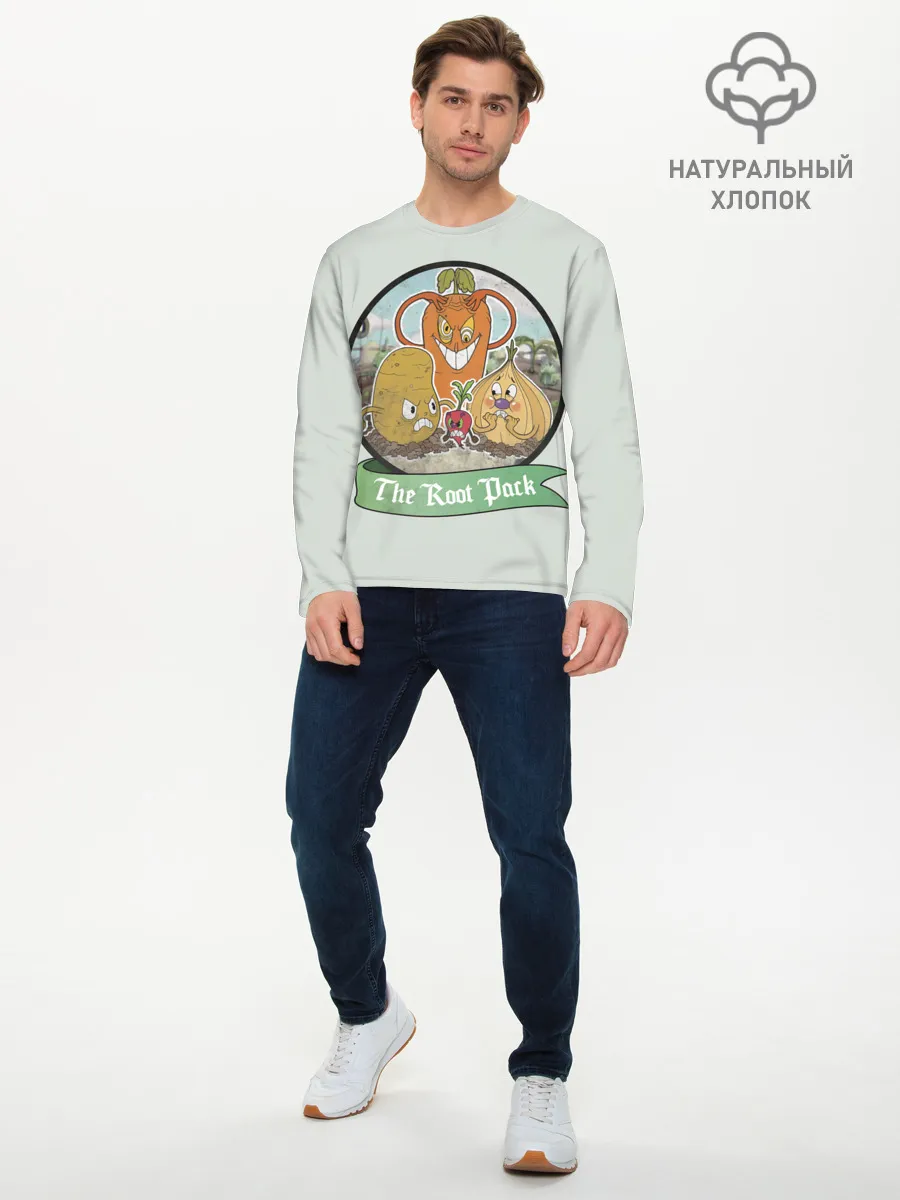Мужской лонгслив базовый / The Root Pack