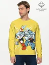 Мужской лонгслив базовый / Cuphead bros