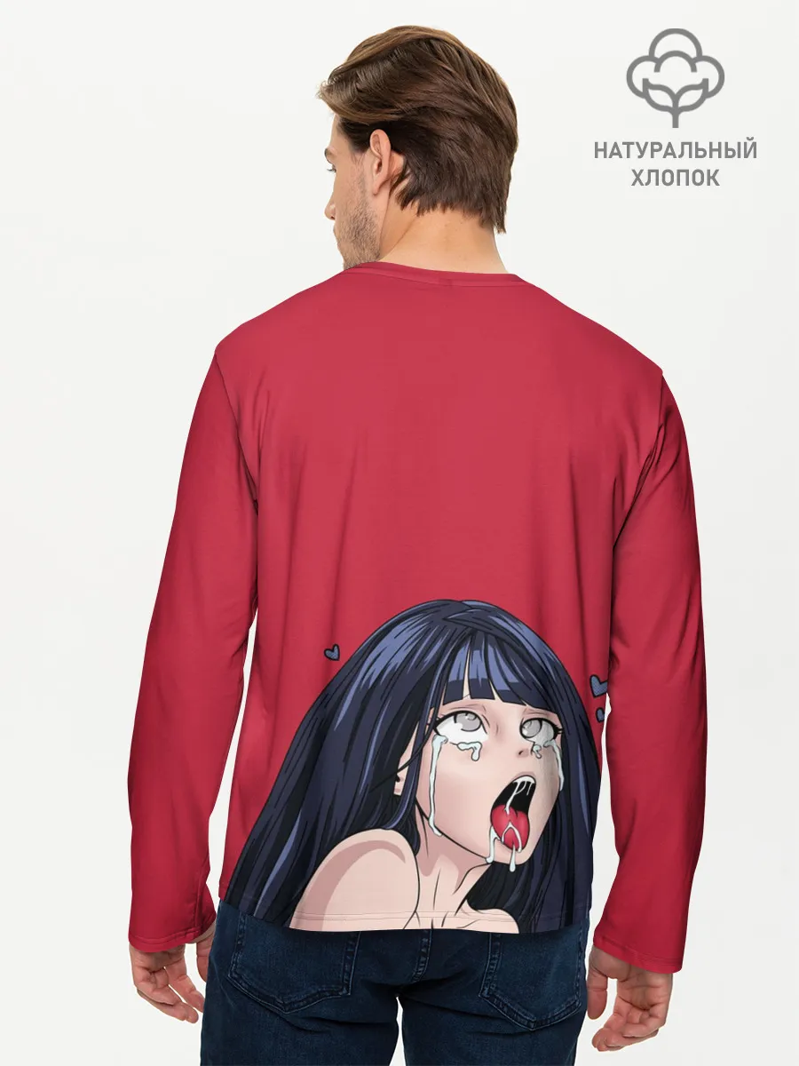 Мужской лонгслив базовый / ХИНАТА АХЕГАО | AHEGAO