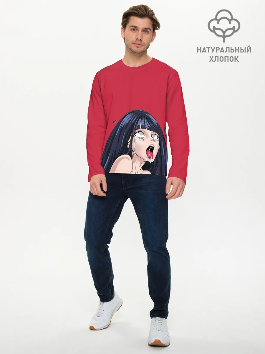 Мужской лонгслив базовый / ХИНАТА АХЕГАО | AHEGAO