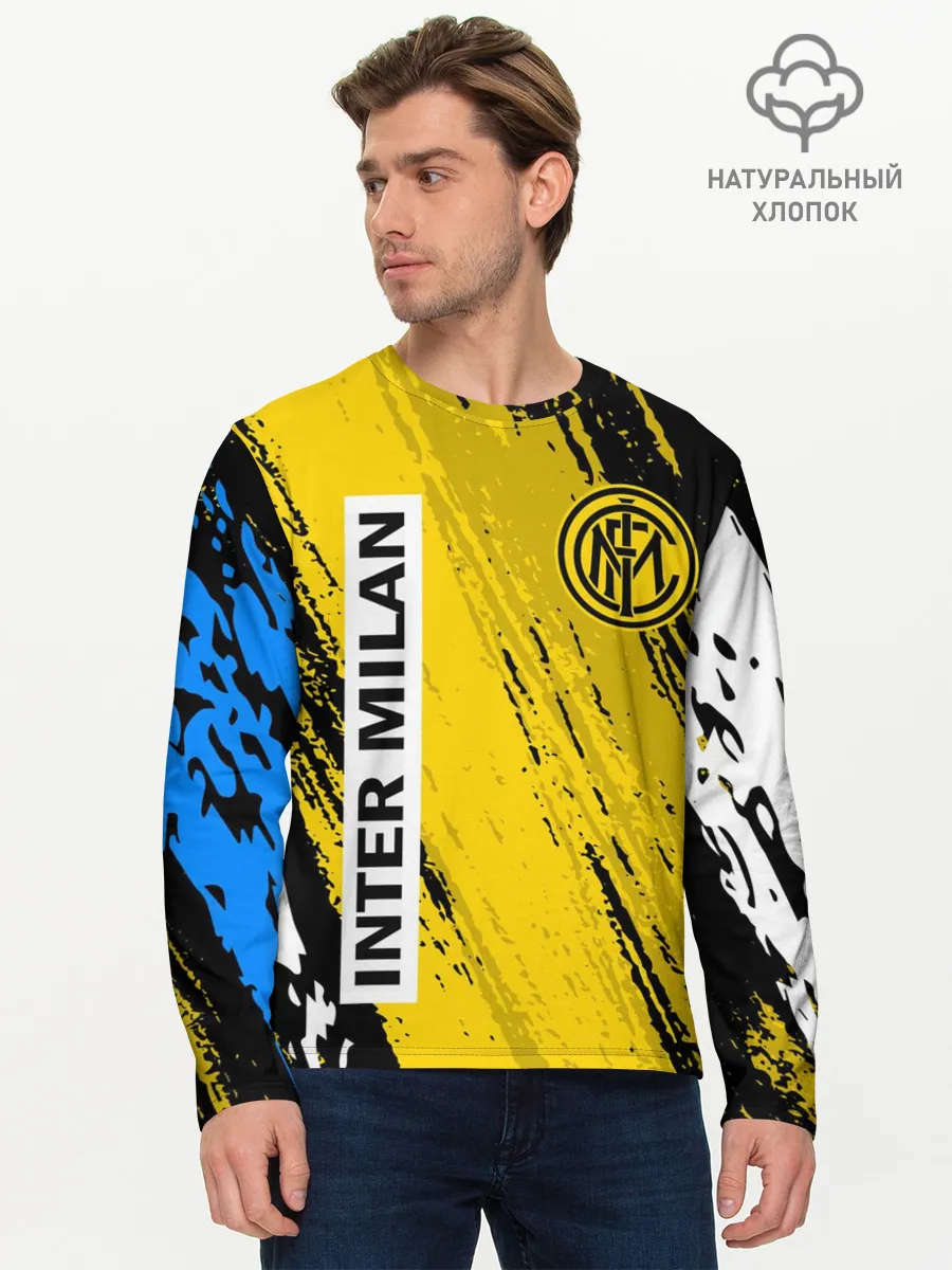 Мужской лонгслив базовый / ИНТЕР МИЛАН / INTER MILAN