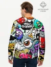 Мужской лонгслив базовый / Граффити