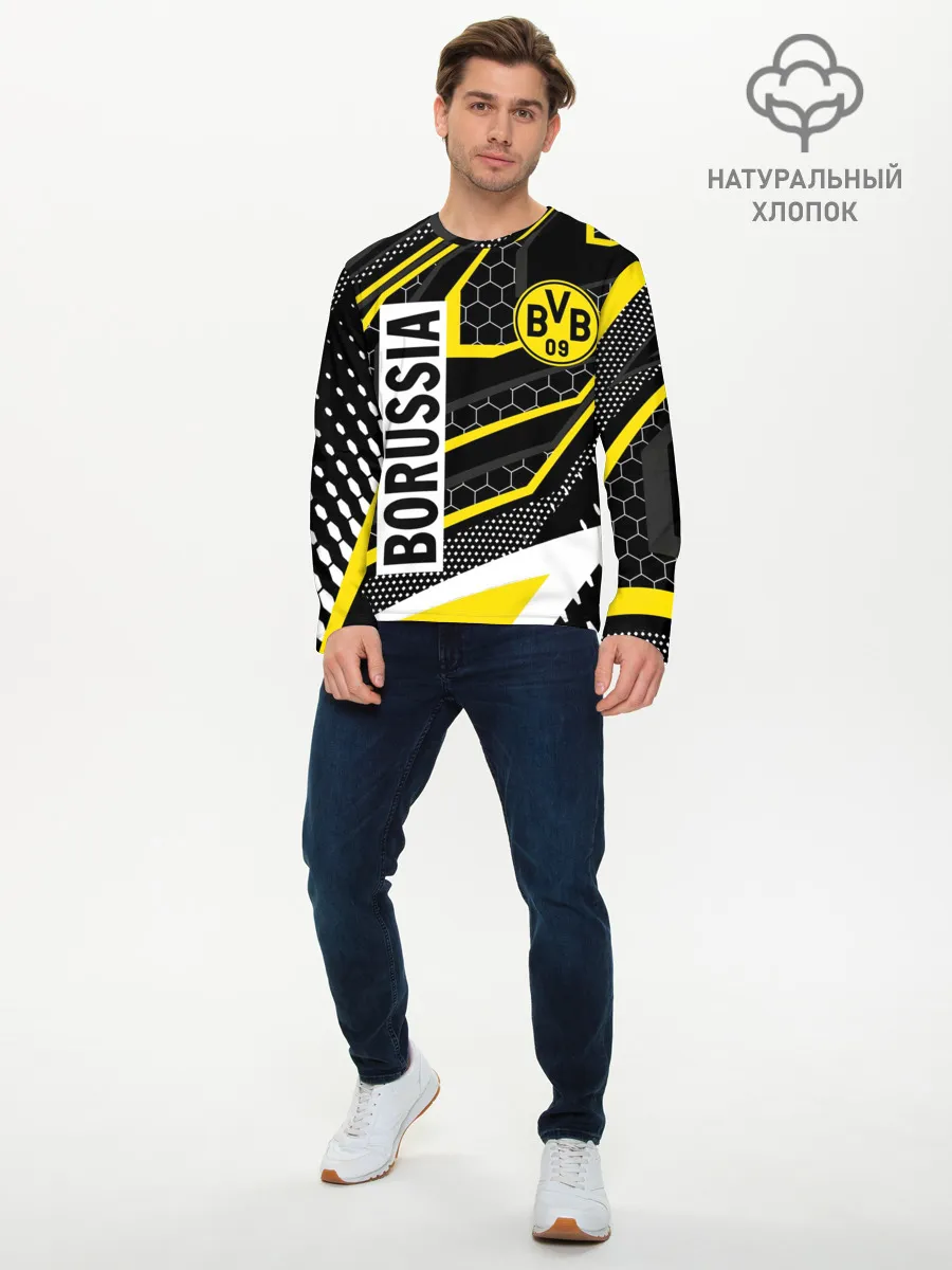Мужской лонгслив базовый / ФК БОРУССИЯ / FC BORUSSIA