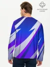Мужской лонгслив базовый / SPORT STYLE BLUE