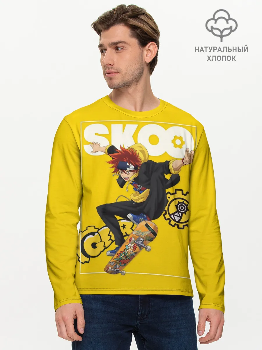 Мужской лонгслив базовый / SK8 the Infinity, Реки Кян