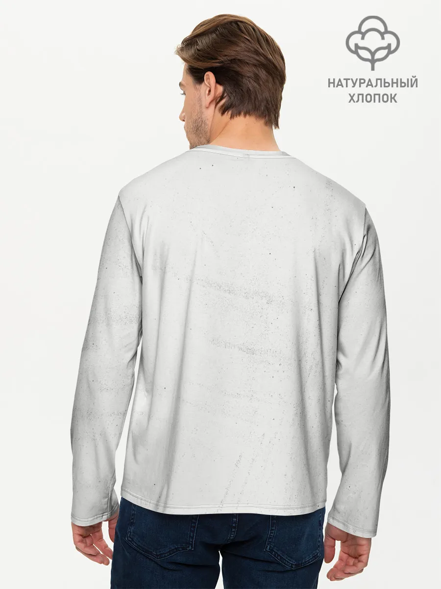 Мужской лонгслив базовый / Аста город Чёрный клевер