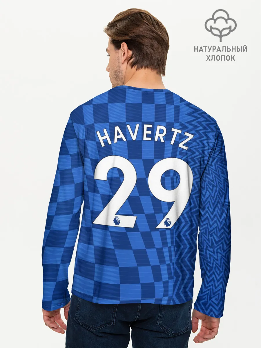 Мужской лонгслив базовый / Хаверц Челси фома 2021/2022
