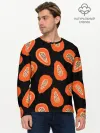 Мужской лонгслив базовый / Папайя