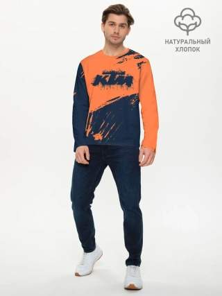 Мужской лонгслив базовый / KTM | ГРАНЖ