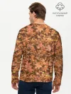Мужской лонгслив базовый / Осеннее листопад