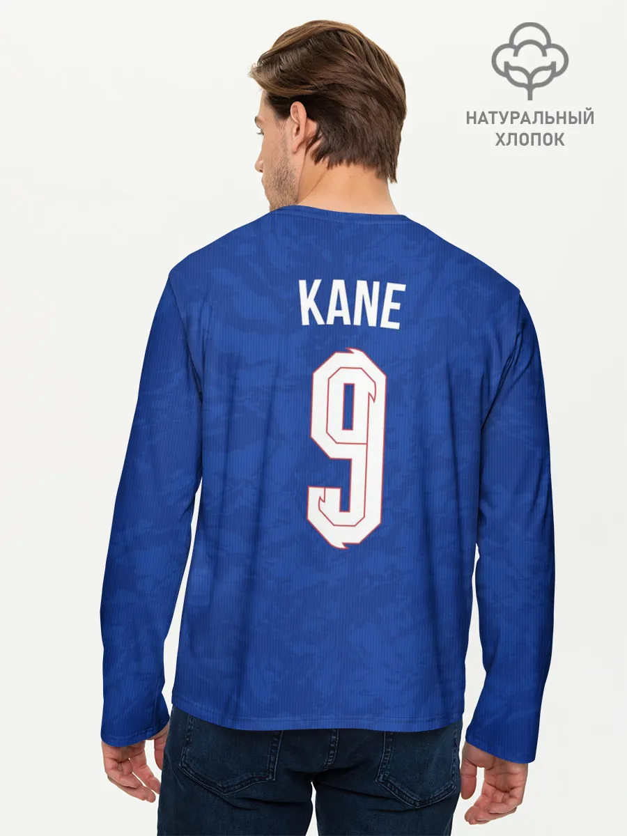 Мужской лонгслив базовый / Выездная Форма Гарри Кейна