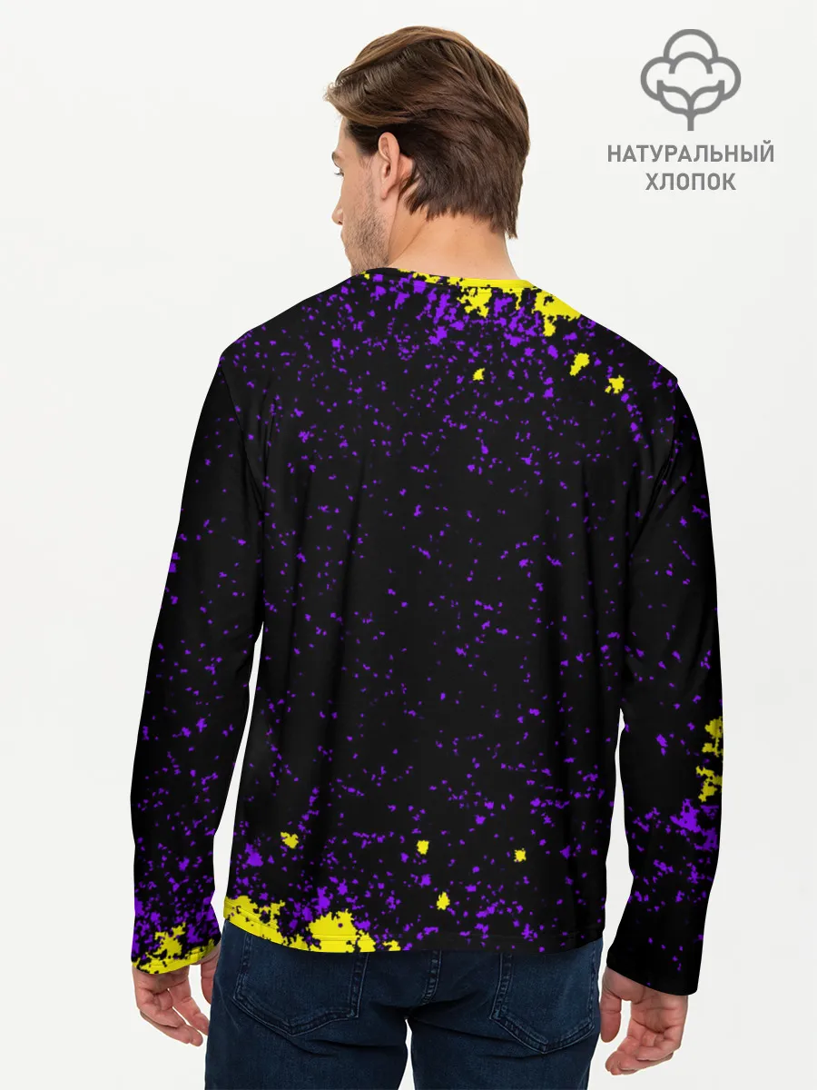 Мужской лонгслив базовый / Knockout City, logo