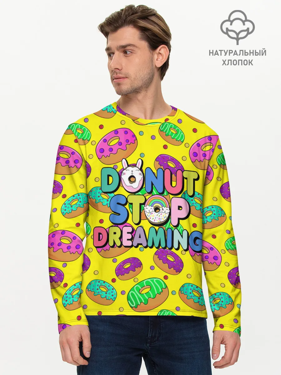Мужской лонгслив базовый / DONUTS