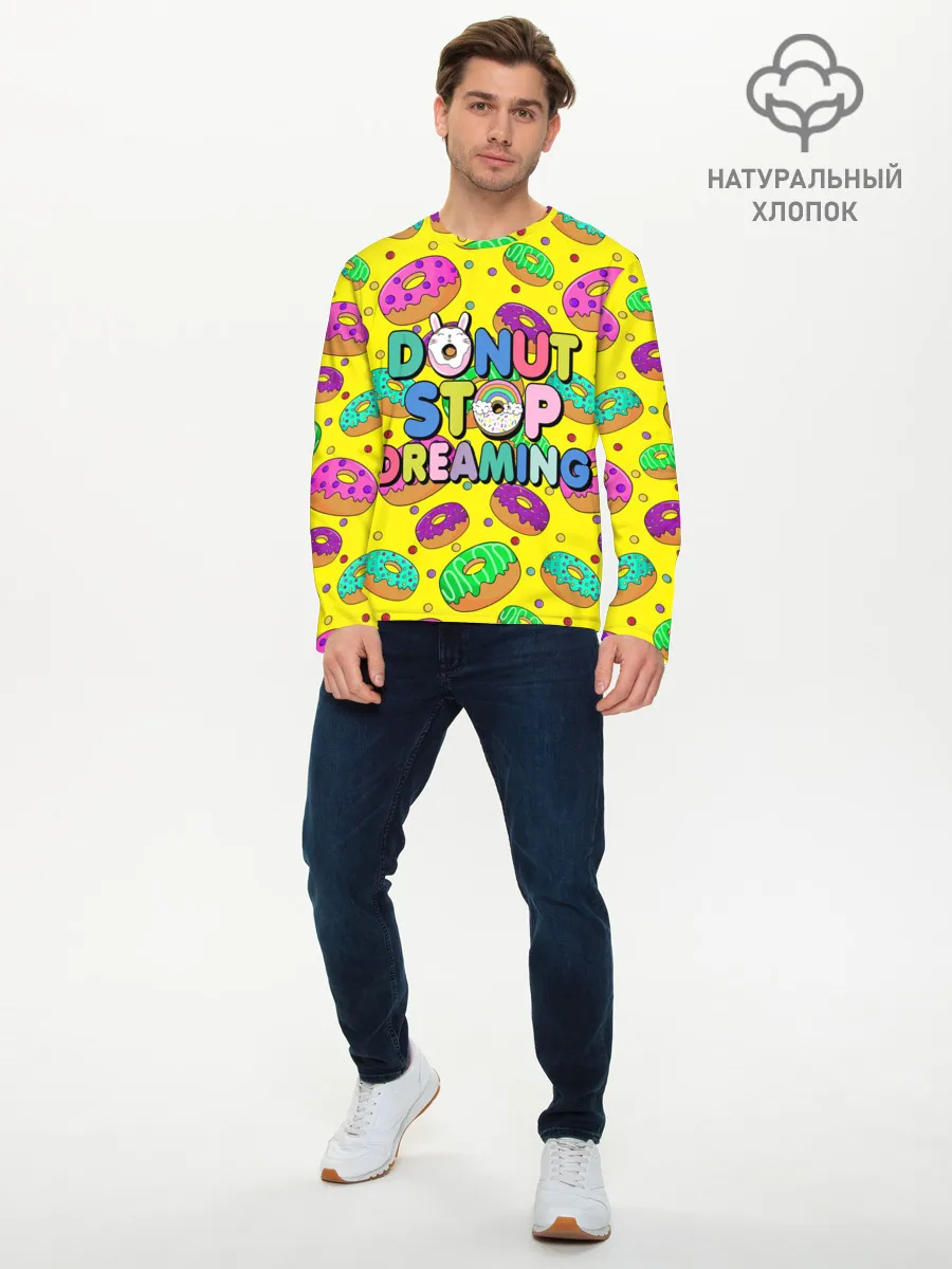 Мужской лонгслив базовый / DONUTS
