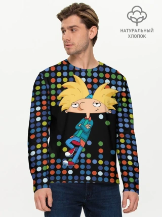 Мужской лонгслив базовый / Хей, Арнольд!