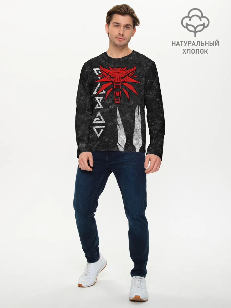 Мужской лонгслив базовый / THE WITCHER [6]