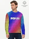 Мужской лонгслив базовый / Pop It!/ Simple Dimple