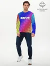 Мужской лонгслив базовый / Pop It!/ Simple Dimple