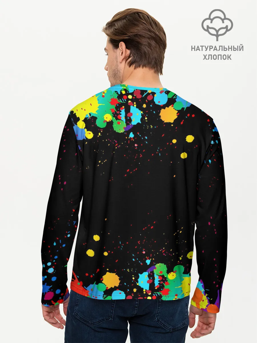 Мужской лонгслив базовый / Эй, Арнольд! / Hey, Arnold