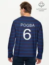 Мужской лонгслив базовый / Погба футболист Франция