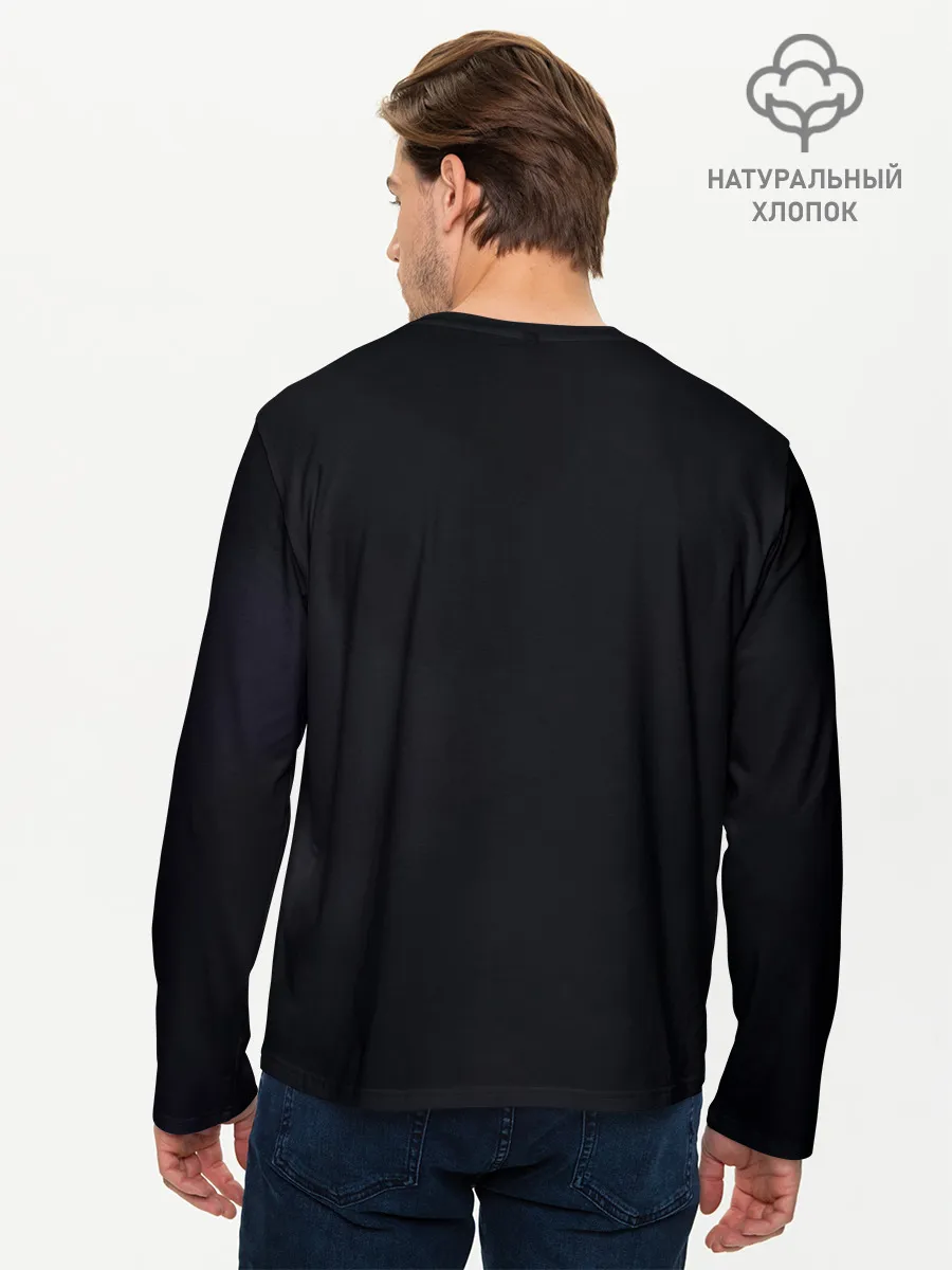 Мужской лонгслив базовый / Двигайся и не голодай