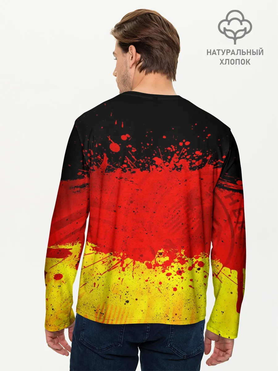 Мужской лонгслив базовый / Сборная Германии